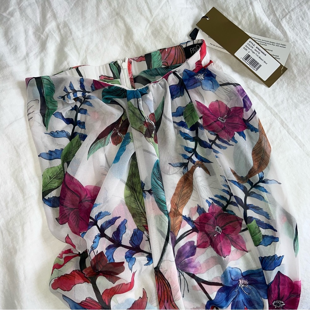Zamia Beach Skirt - White